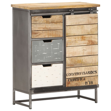 Sideboard 60X30X70 Cm Solid Mango Wood