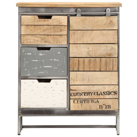 Sideboard 60X30X70 Cm Solid Mango Wood