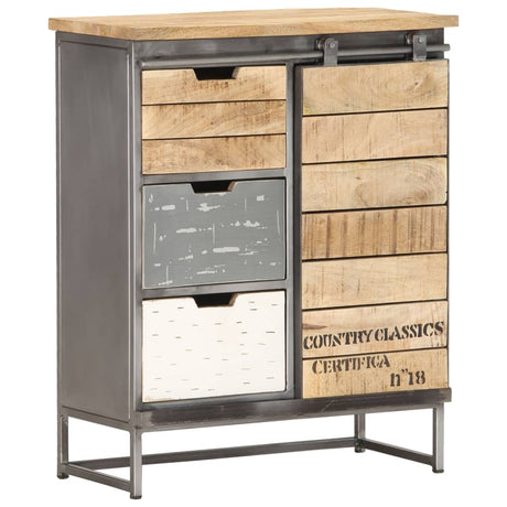 Sideboard 60X30X70 Cm Solid Mango Wood