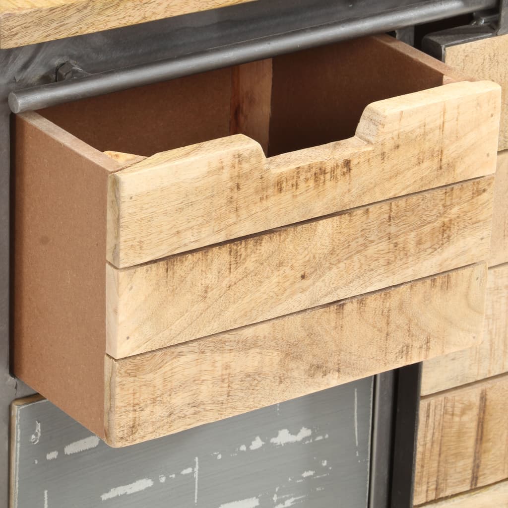 Sideboard 60X30X70 Cm Solid Mango Wood