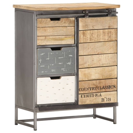 Sideboard 60X30X70 Cm Solid Mango Wood