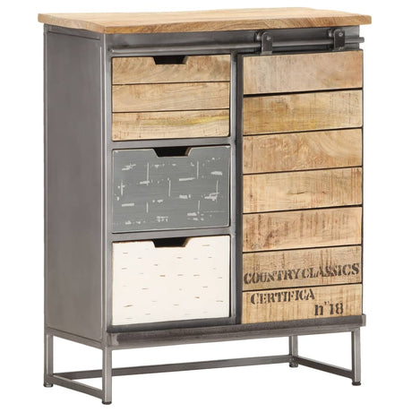 Sideboard 60X30X70 Cm Solid Mango Wood