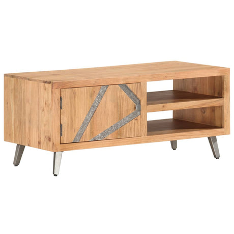 Coffee Table 90X45X40 Cm Solid Acacia Wood