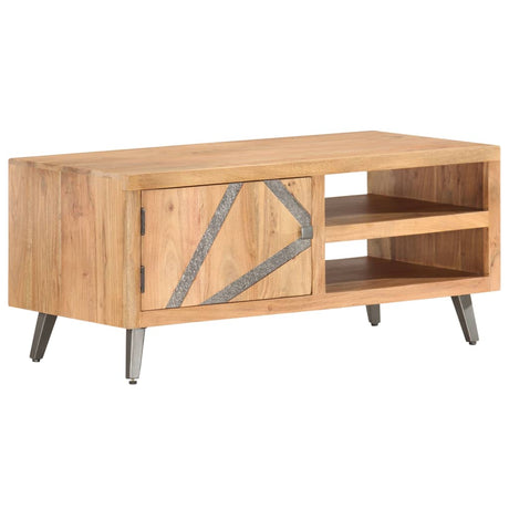 Coffee Table 90X45X40 Cm Solid Acacia Wood
