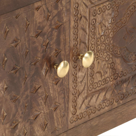 Tv Cabinet 138X30X46 Cm Solid Mango Wood