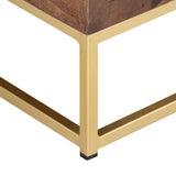 Tv Cabinet 138X30X46 Cm Solid Mango Wood
