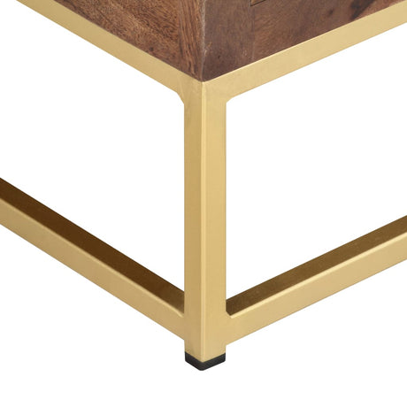 Tv Cabinet 138X30X46 Cm Solid Mango Wood