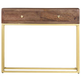 Console Table 90X30X75 Cm Solid Mango Wood