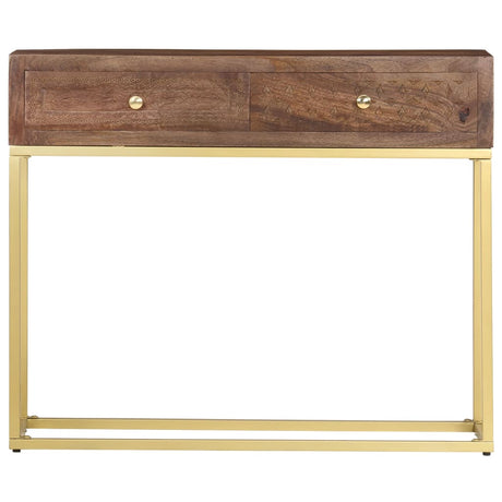 Console Table 90X30X75 Cm Solid Mango Wood