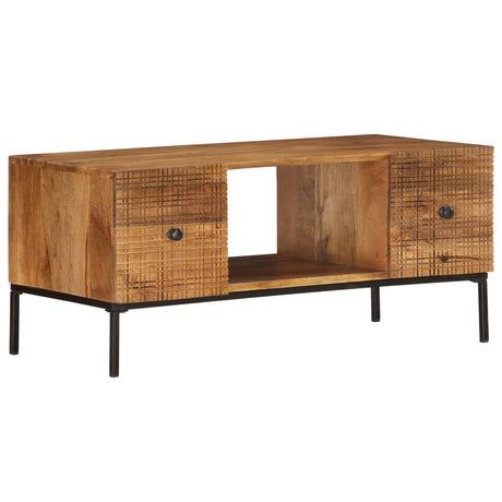 Coffee Table 90X45X40 Cm Solid Mango Wood