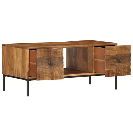 Coffee Table 90X45X40 Cm Solid Mango Wood