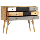 Sideboard 110X30X82 Cm Solid Mango Wood