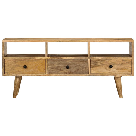 Tv Cabinet 110X36X50 Cm Solid Mango Wood