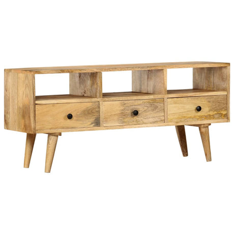 Tv Cabinet 110X36X50 Cm Solid Mango Wood