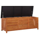 Garden Storage Box Solid Eucalyptus Wood