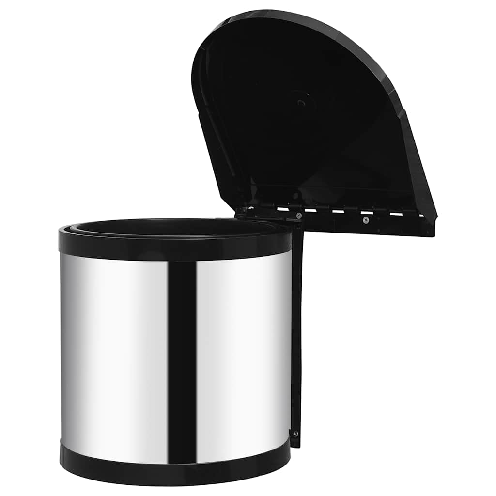 Kitchen Built-In Dust Bin Stainless Steel 8 L