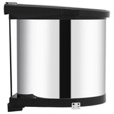 Kitchen Built-In Dust Bin Stainless Steel 8 L