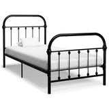 284508  Bed Frame Without Mattress Metal
