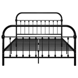 Bed Frame without Mattress with Headboard Black 160x200 cm Metal