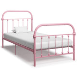 284508  Bed Frame Without Mattress Metal
