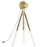 Tripod Floor Lamp Solid Mango Wood 193 Cm
