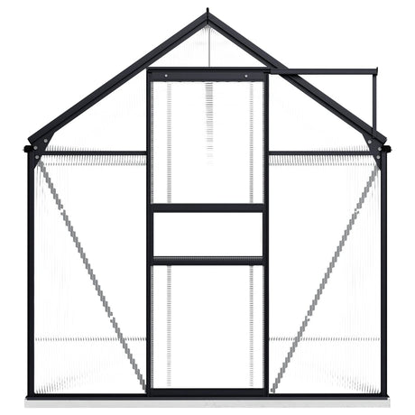 Greenhouse With Base Frame Anthracite Aluminium 5.89 M²