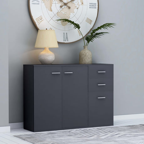 Sideboard 105X30X75 Cm Engineered Wood