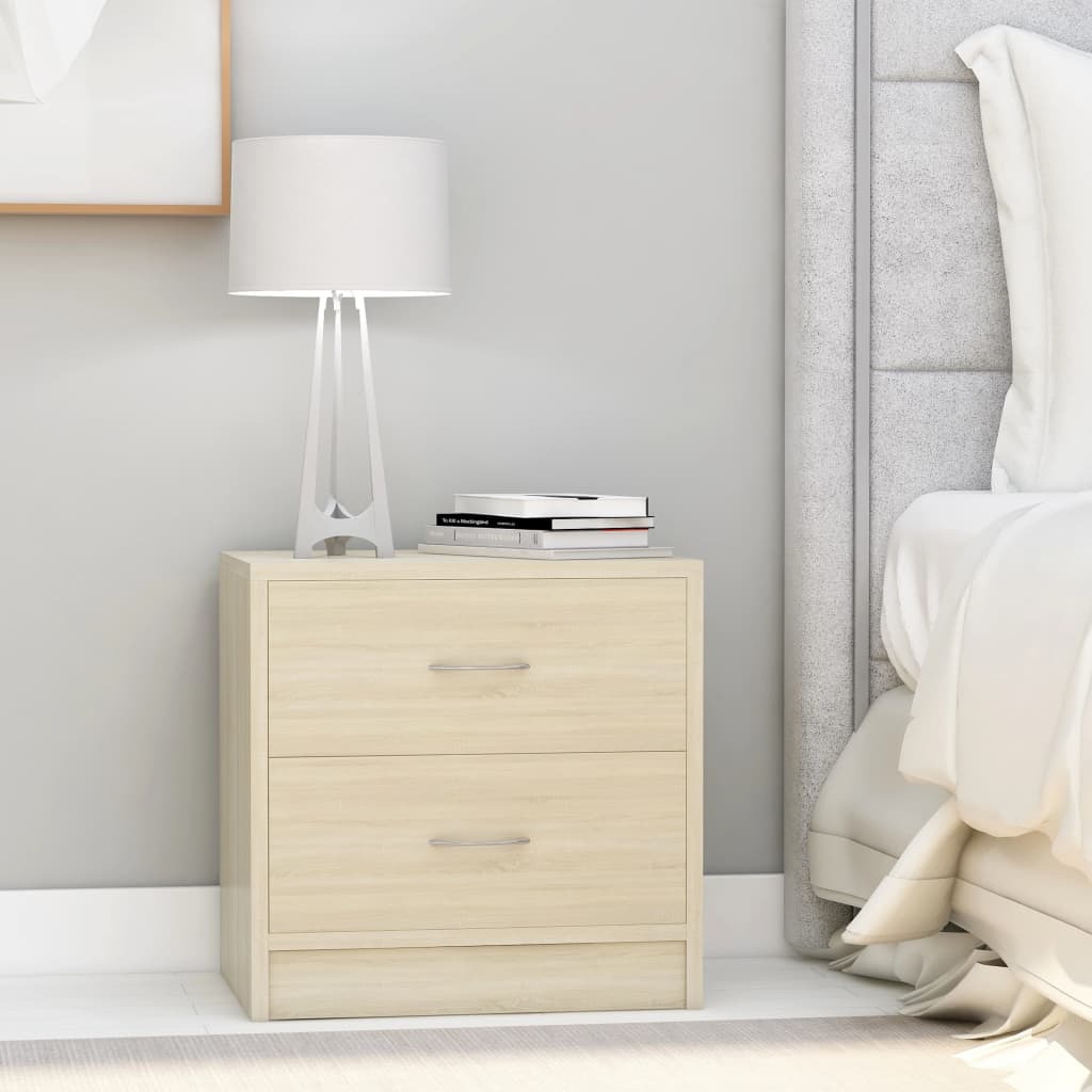 Bedside Cabinet 40X30X40 Cm Engineered Wood