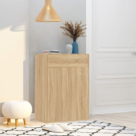 Shoe Cabinet 60X35X84 Cm Engineered Wood