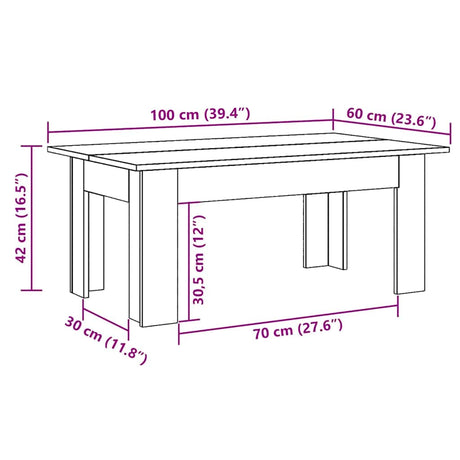 Coffee Table Engineered Wood