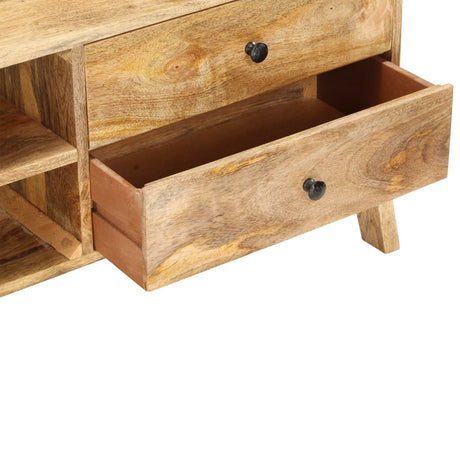 Tv Cabinet 97X35X47 Cm Solid Mango Wood