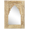 Hand Painted Mirror 40X55 Cm Solid Mango Wood