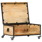 Coffee Table 70X50X33 Cm Solid Mango Wood