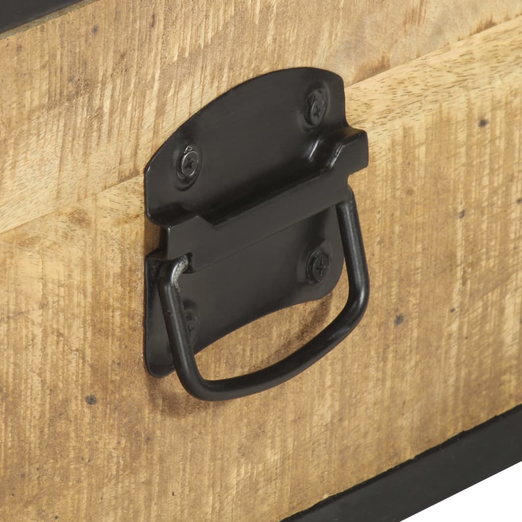 Coffee Table 70X50X33 Cm Solid Mango Wood