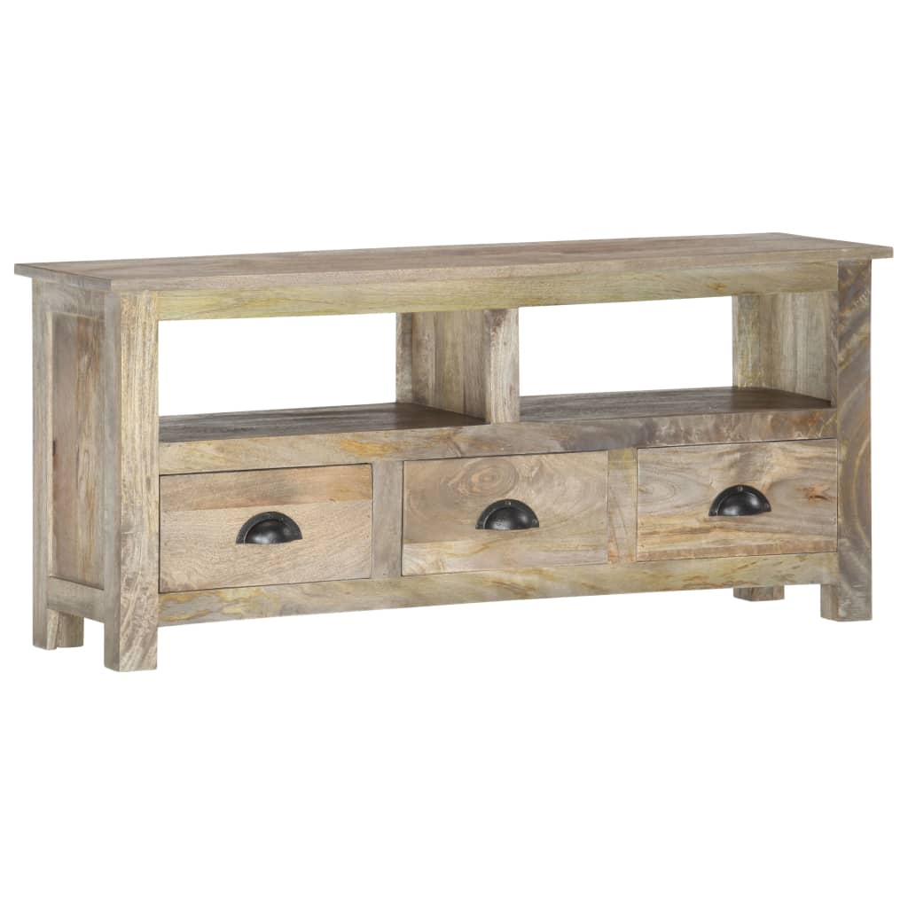 Tv Cabinet 110X30X50 Cm Solid Mango Wood