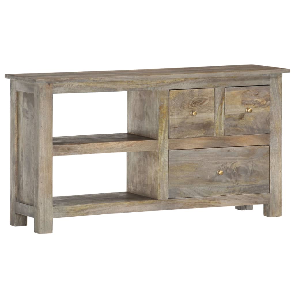 Tv Cabinet 100X30X55 Cm Solid Mango Wood