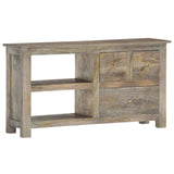 Tv Cabinet 100X30X55 Cm Solid Mango Wood