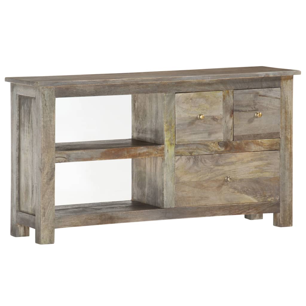 Tv Cabinet 100X30X55 Cm Solid Mango Wood
