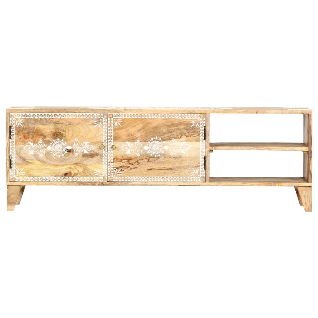Tv Cabinet 120X30X40 Cm Solid Mango Wood