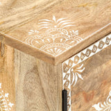 Tv Cabinet 120X30X40 Cm Solid Mango Wood