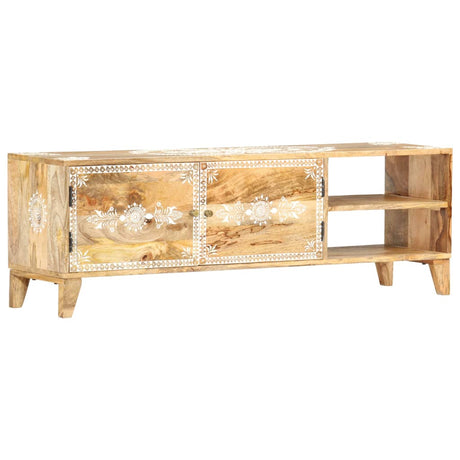 Tv Cabinet 120X30X40 Cm Solid Mango Wood