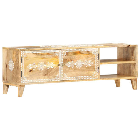 Tv Cabinet 120X30X40 Cm Solid Mango Wood