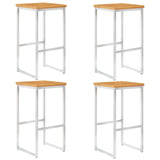 Bar Chairs 2 Pcs And Stainless Steel