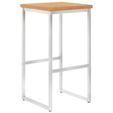 Bar Chairs 2 Pcs And Stainless Steel