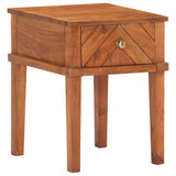 Bedside Cabinet 40X40X50 Cm Solid Acacia Wood