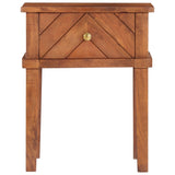 Bedside Cabinet 40X40X50 Cm Solid Acacia Wood