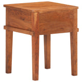 Bedside Cabinet 40X40X50 Cm Solid Acacia Wood