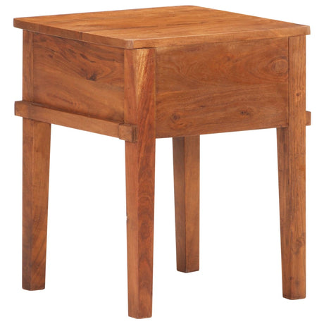 Bedside Cabinet 40X40X50 Cm Solid Acacia Wood