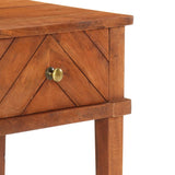 Bedside Cabinet 40X40X50 Cm Solid Acacia Wood
