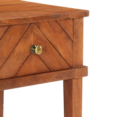 Bedside Cabinet 40X40X50 Cm Solid Acacia Wood